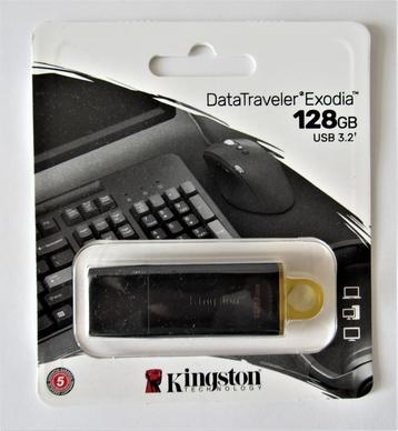 Kingston USB 3.2 stick 128GB nieuw beschikbaar voor biedingen