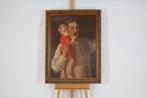 Nicolaas Pieneman (1880-1938) - Zelfportret met kind, Antiek en Kunst