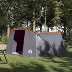 vidaXL Tunneltent met dak Grijs en Oranje 318 x 275 x 140 cm, Verzenden, Nieuw