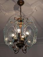 Plafondlamp - Kristal, Antiek en Kunst, Antiek | Lampen