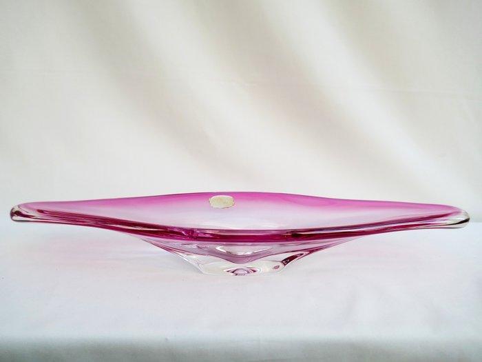 Val Saint Lambert - Schaal - Kristal - 54 cm, Antiek en Kunst, Kunst | Designobjecten