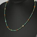 Oude Egypte, late periode Halsketting met semi-edelstenen