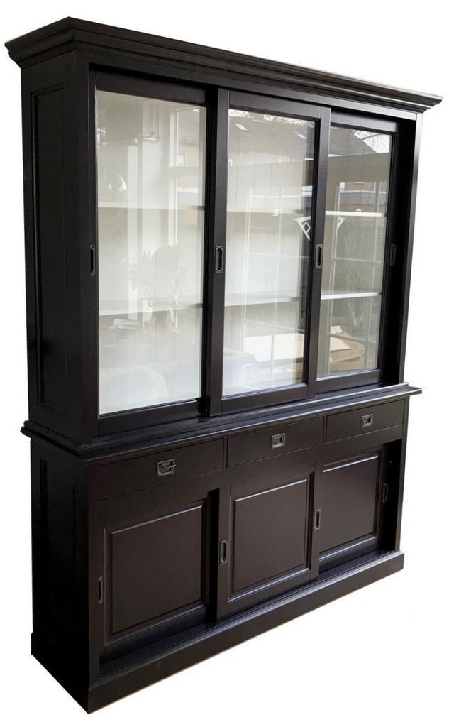 Buffetkast donkerblauw Horst 180cm, Huis en Inrichting, Kasten | Buffetkasten, Ophalen of Verzenden
