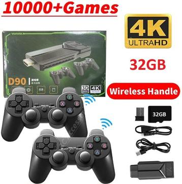 Retro Game Stick 4K HD 10000 Games beschikbaar voor biedingen