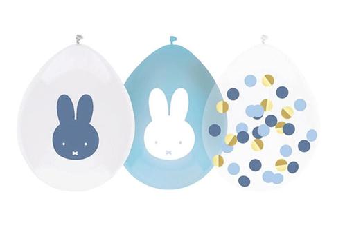 Jep-Party Nijntje Blauw 5 Stuks Ballonnen 439235, Kinderen en Baby's, Kraamcadeaus en Geboorteborden, Nieuw, Verzenden