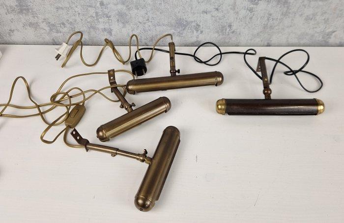 G&G - Wandspot (4) - Koper, Messing - Piano, schilderij lamp, Antiek en Kunst, Curiosa en Brocante