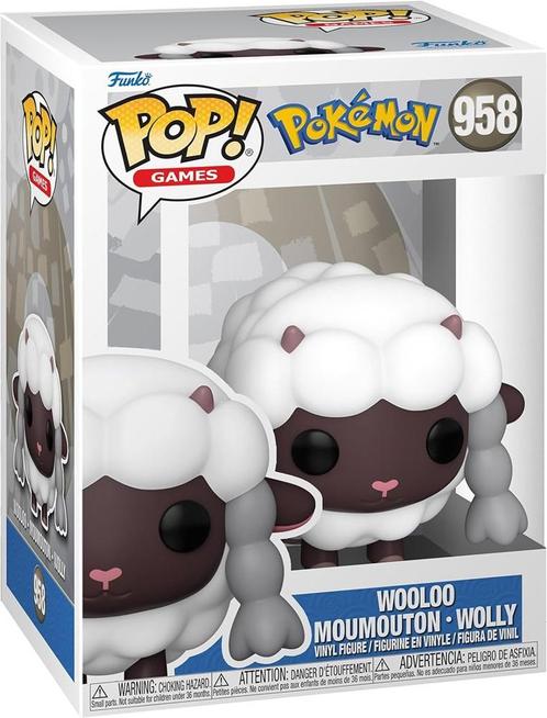 Funko Pop! - Pokemon Wooloo #958 | Funko - Hobby Artikelen, Verzamelen, Poppetjes en Figuurtjes, Nieuw, Verzenden
