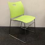 Tweedehands complete set van 6 Casala Carver stoelen, lime, Huis en Inrichting, Stoelen, Ophalen of Verzenden, Gebruikt, Stof