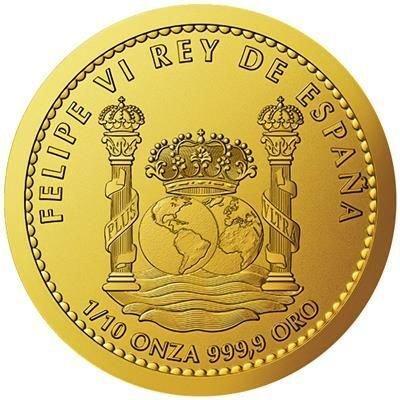 Spanje. 2023 1/10 oz Gold 0.15 € Spanish Toro Reverse Proof, Postzegels en Munten, Edelmetalen en Baren
