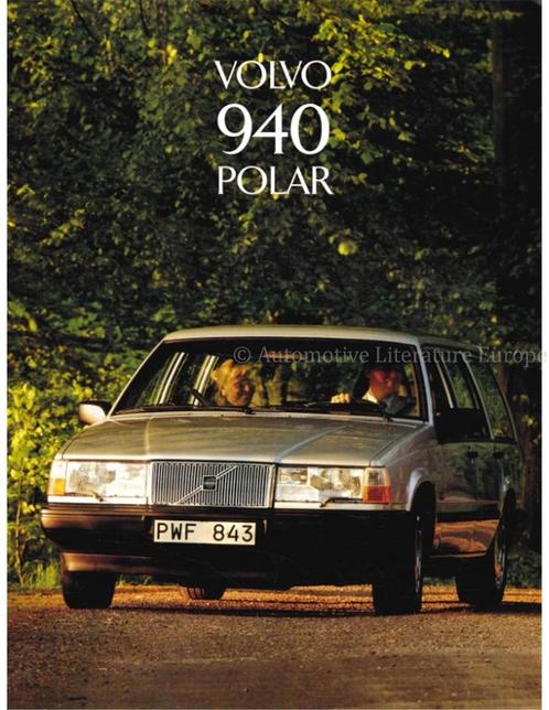 1995 VOLVO 940 POLAR BROCHURE NEDERLANDS, Boeken, Auto's | Folders en Tijdschriften, Volvo