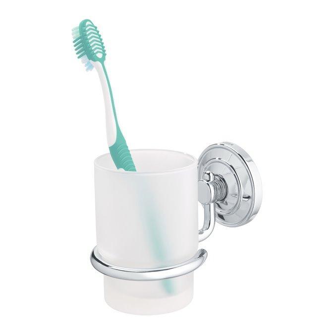 Tiger - Tiger Dante Bekerhouder+Glas Chroom, Huis en Inrichting, Badkamer | Badtextiel en Accessoires, Nieuw, Ophalen of Verzenden