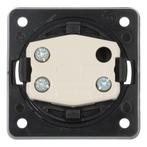 Berker Jalouzie Drukcontact Flow/Pure Inbouw Chroom Mat, Caravans en Kamperen, Nieuw
