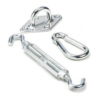 Bevestigingsset schaduwdoek | Gardalux, Tuin en Terras, Schaduwdoeken, Nieuw, Verzenden