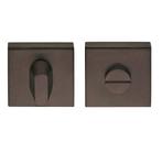 WC-sluiting Vierkant Blind 53x53x10 mm Brons, Doe-het-zelf en Verbouw, Hang- en Sluitwerk, Ophalen of Verzenden, Nieuw