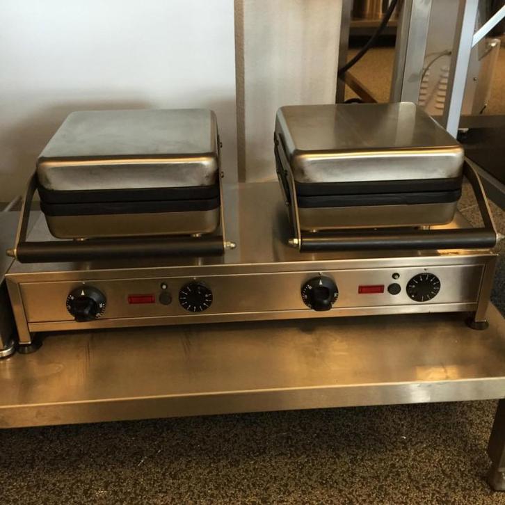 Showroommodel Silex duo wafelijzer, Zakelijke goederen, Horeca | Keukenapparatuur, Gebruikt, Fornuis, Frituur en Grillen, Ophalen
