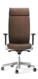 Directie bureaustoel Aura | Echt leer, Nieuw in verpakking