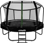 VirtuFit Premium Trampoline met Veiligheidsnet - Zwart - 366, Kinderen en Baby's, Speelgoed | Buiten | Trampolines, Ophalen, Nieuw