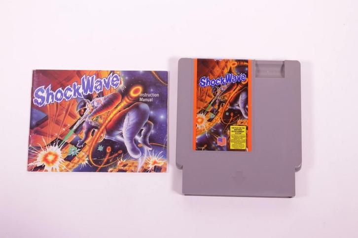 NES - ShockWave - USA [met boekje], Spelcomputers en Games, Games | Nintendo NES, Ophalen of Verzenden