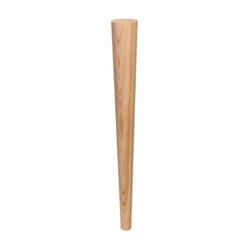 Kegel model grenen tafelpoot 750x90mm, Huis en Inrichting, Tafelonderdelen, Tafelpoot, Nieuw, Grenenhout, Ophalen of Verzenden
