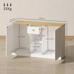 TRUUSK Sideboard Opslagkast Met Lade, 2 Deuren, 2 Open Plank, Huis en Inrichting, Kasten | Ladekasten, Verzenden, Nieuw