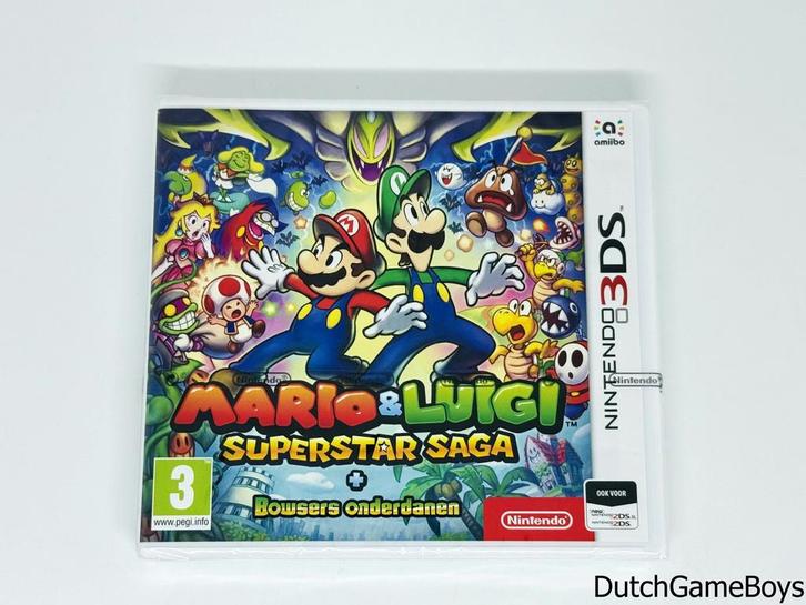 Nintendo 3DS - Mario & Luigi - Superstar Saga + Bowsers Onde, Spelcomputers en Games, Games | Nintendo 2DS en 3DS, Gebruikt, Verzenden