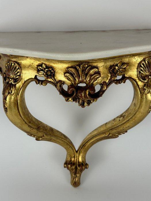 Wanddecoratie - Italië - Een vergulde muurconsole, Antiek en Kunst, Curiosa en Brocante