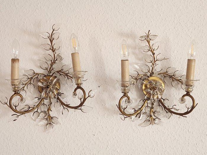 Attributed to Maison Baguès - Wallchiere (2) - Kristal -, Antiek en Kunst, Curiosa en Brocante
