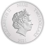 Fiji. 2 Dollars 2021 1 oz Niue $2 30th Anniversary Street