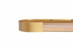 Moderne set van 2 wandplanken PURE NATURE 60cm goud, Huis en Inrichting, Woonaccessoires | Wandplanken en Boekenplanken, Nieuw