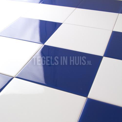Wandtegels azul marino glans oceaan blauw 15x15 wandtegel, Doe-het-zelf en Verbouw, Tegels, Wandtegels, Nieuw, 10 m² of meer, Keramiek