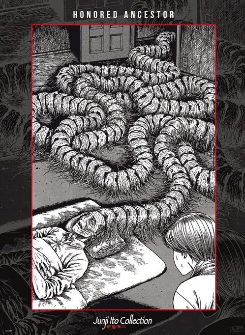 Poster Junji Ito Honored Ancestor 38x52cm, Verzamelen, Posters, Nieuw, A1 t/m A3, Verzenden