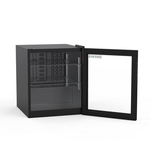 Zwarte Minibar met Glasdeur - 48 Liter - 430x480x510mm, Zakelijke goederen, Horeca | Keukenapparatuur, Nieuw in verpakking, Koelen en Vriezen