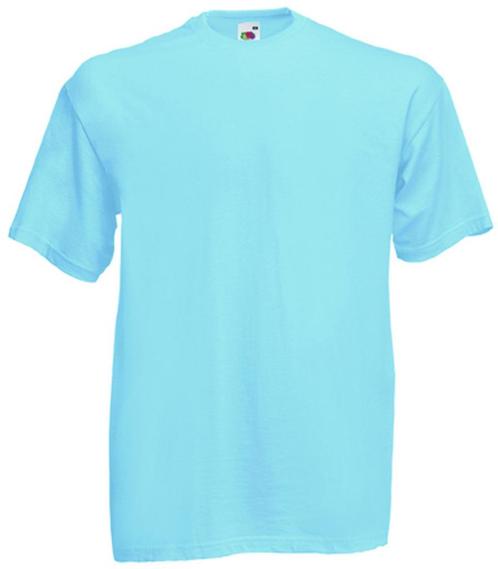 Fruit of the Loom Value Weight Sky Blue, Kleding | Heren, T-shirts, Overige kleuren, Nieuw, Overige maten