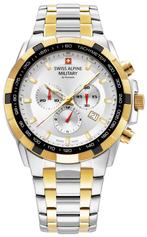 Swiss Alpine Military 7043.9142 Starfighter horloge 46 mm, Sieraden, Tassen en Uiterlijk, Horloges | Heren, Nieuw, Overige merken