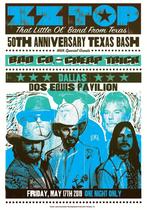 Posters - Poster ZZ TOP - Texas Bash, Verzamelen, Verzenden, Zo goed als nieuw