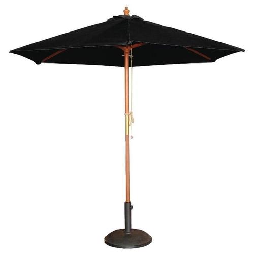 Parasol rond zwart 2,5 meter | 2,37(h) x 2,5(Ø)m Bolero, Zakelijke goederen, Horeca | Keukenapparatuur, Nieuw in verpakking, Verzenden