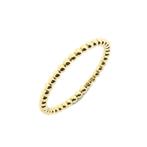 Gouden aanschuifring met bolletjes (gouden ring, geelgoud), Sieraden, Tassen en Uiterlijk, Ringen, Gebruikt, Overige kleuren, 19 tot 20