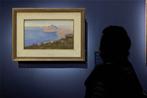 Mario Mirabella (1870–1931) - Veduta di Trapani con Monte, Antiek en Kunst, Kunst | Schilderijen | Klassiek