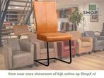 Leren eetkamerstoel Dare - Vintage Cognac (cognac) -, Huis en Inrichting, Stoelen, Bruin, Nieuw, Ophalen of Verzenden, Eén