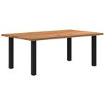 vidaXL Eettafel rechthoekig 200x120x74 cm massief eikenhout, Verzenden, Nieuw