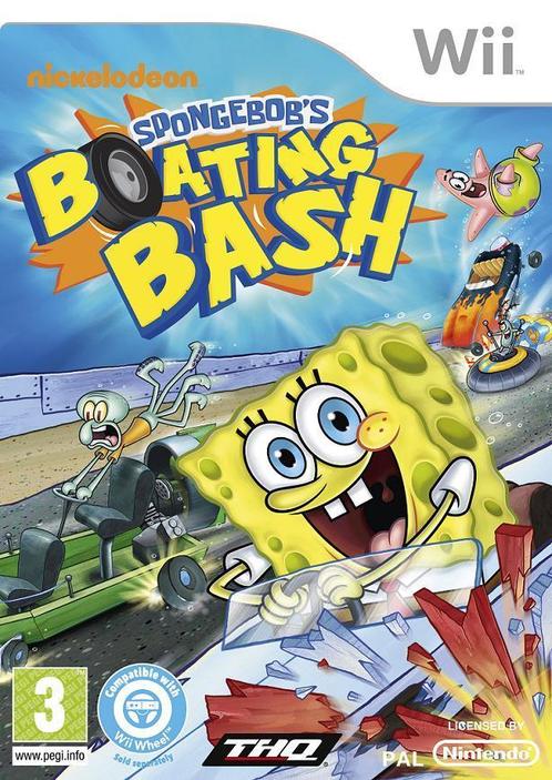 Spongebob Squarepants Boten Bots Race - Nickelodeon Wii, Spelcomputers en Games, Games | Nintendo Wii, 1 speler, Zo goed als nieuw