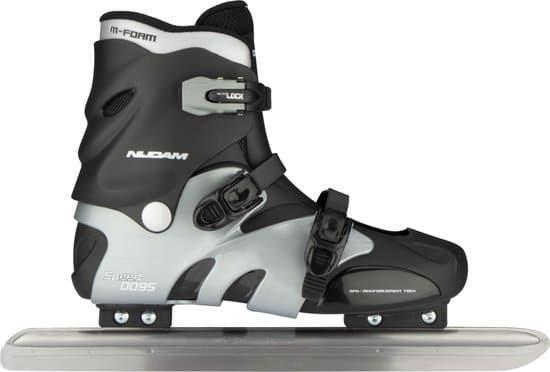 Nijdam Norenschaats Laag - Hardboot - Zwart - Maat 43, Sport en Fitness, Schaatsen, Zo goed als nieuw, Nijdam, Ophalen of Verzenden