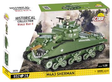 COBI 2570 Sherman M4A3 (Bouwsets Wereldoorlog 2) beschikbaar voor biedingen