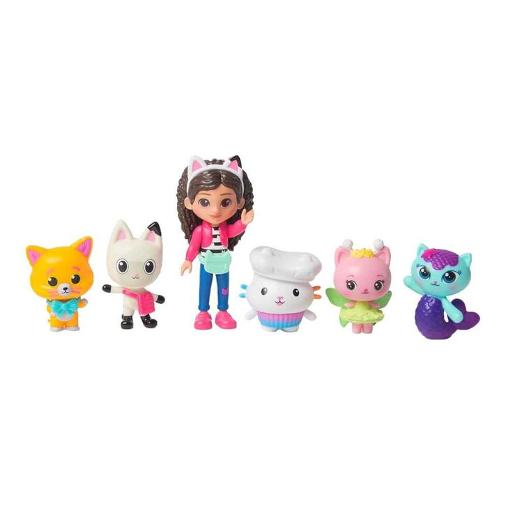 Nieuw Gabbys Poppenhuis - Speelfigurenset Gabby en 5 Katjes, Kinderen en Baby's, Speelgoed | Poppen, Ophalen of Verzenden