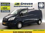 Ford Transit Custom 290 2.0 TDCI L2H1 Airco Cruise Navigatie, Auto's, Blauw, Startonderbreker, Nieuw, Ford