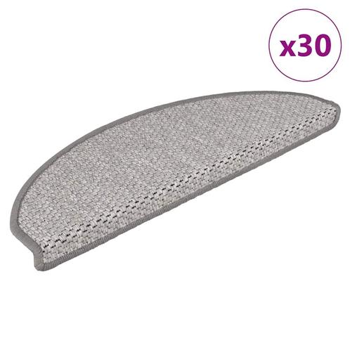 vidaXL Trapmatten zelfklevend Sisal-Look 30 st 65x21x4 cm, Doe-het-zelf en Verbouw, Ladders en Trappen, Nieuw, Verzenden