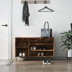 vidaXL Schoenenkast 102x36x60 cm bewerkt hout gerookt, Verzenden, Nieuw