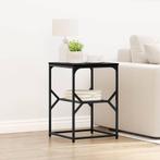vidaXL Bijzettafel Zwart Eiken 41x40x60 cm Gemaakt van, Huis en Inrichting, Minder dan 45 cm, Verzenden, Nieuw, 55 tot 70 cm