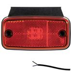 LED markeringslicht rood  | 12-24v | 50cm. kabel, Nieuw