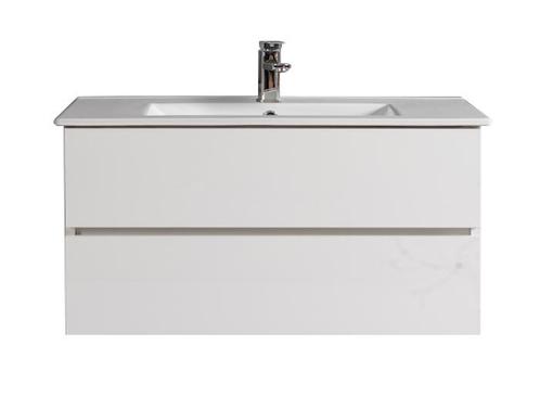 SALE - Kode 100 - Mat wit - Badmeubel -, Huis en Inrichting, Badkamer | Badkamermeubels, Nieuw, Ophalen of Verzenden